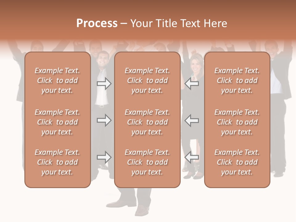 Latin Business Happy PowerPoint Template