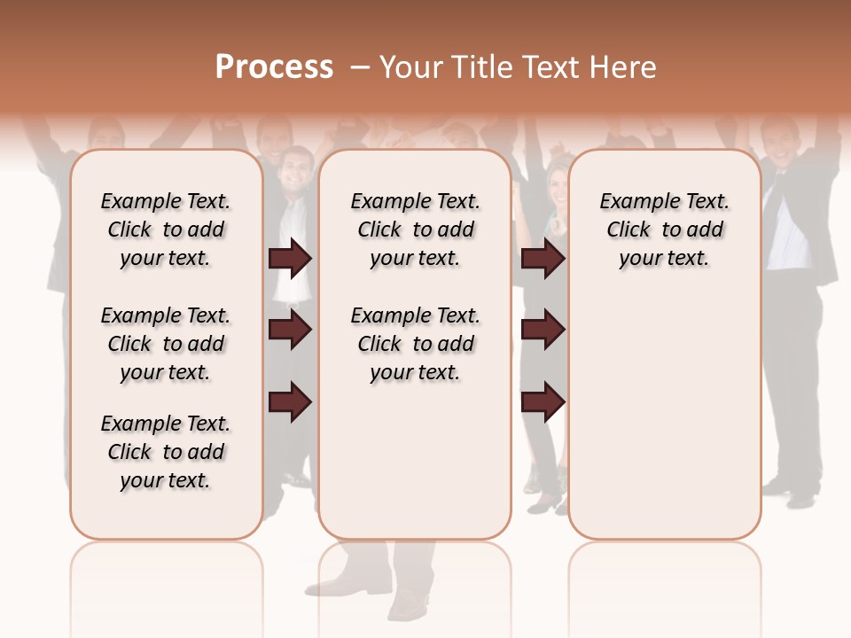 Latin Business Happy PowerPoint Template