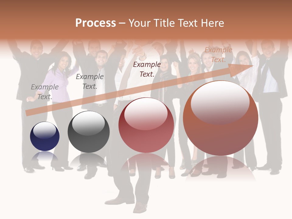 Latin Business Happy PowerPoint Template