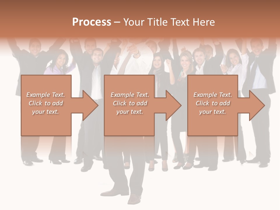 Latin Business Happy PowerPoint Template