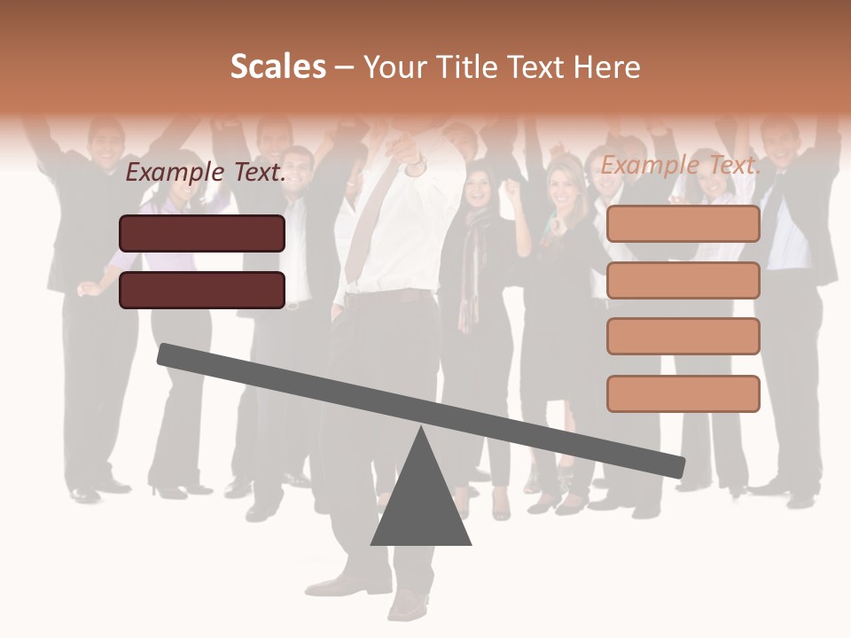 Latin Business Happy PowerPoint Template