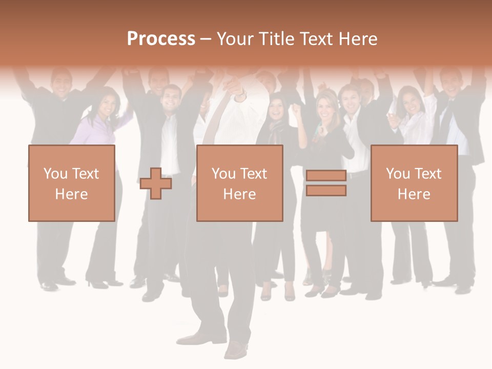 Latin Business Happy PowerPoint Template