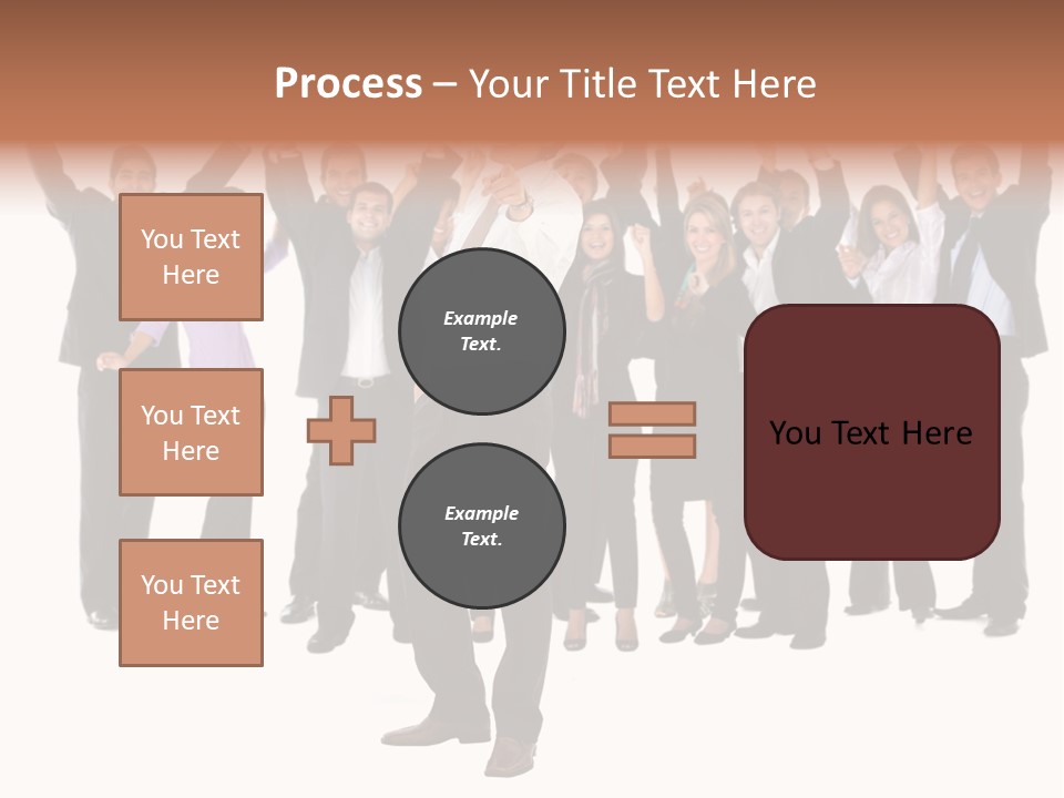 Latin Business Happy PowerPoint Template