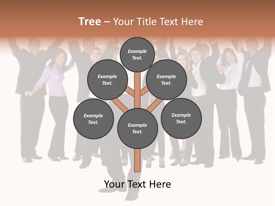 Latin Business Happy PowerPoint Template