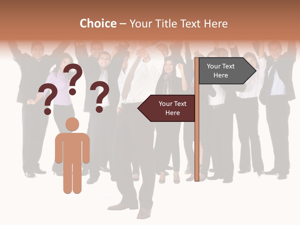 Latin Business Happy PowerPoint Template