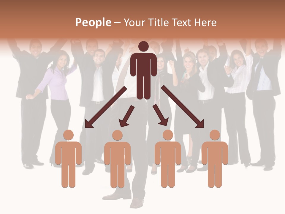 Latin Business Happy PowerPoint Template