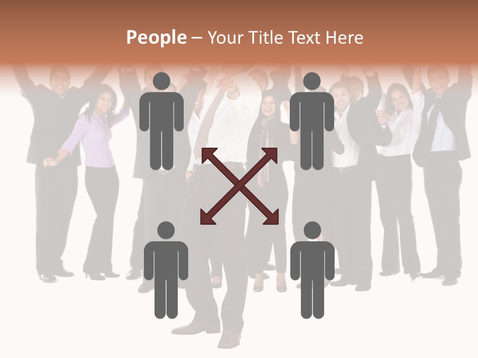 Latin Business Happy PowerPoint Template