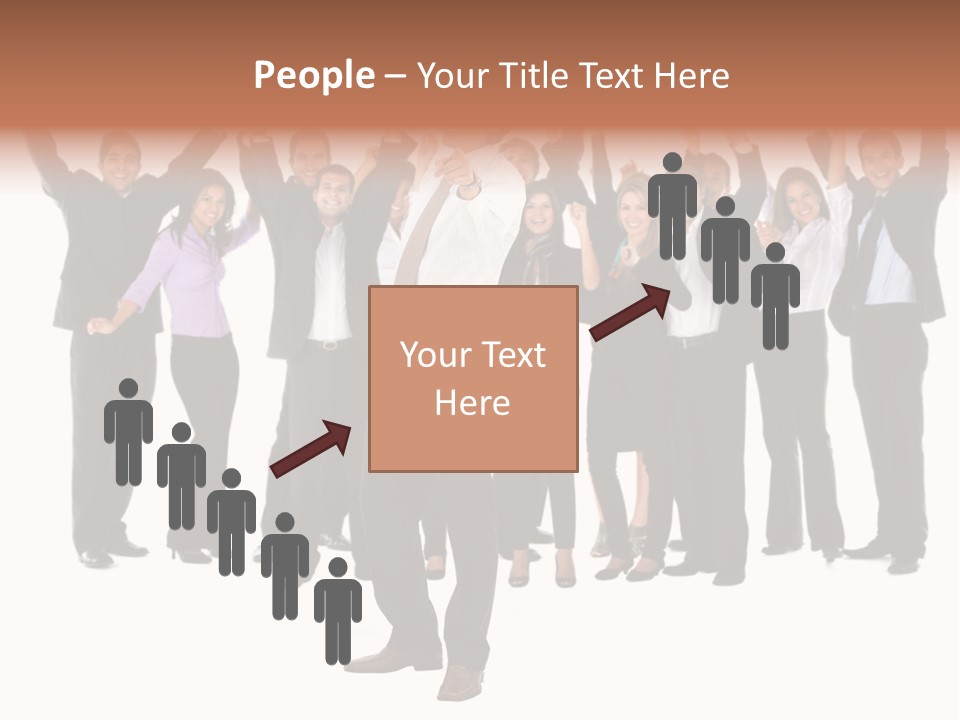 Latin Business Happy PowerPoint Template