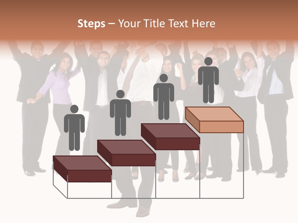 Latin Business Happy PowerPoint Template