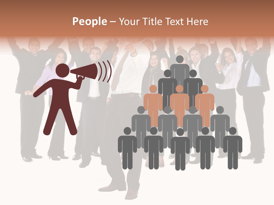 Latin Business Happy PowerPoint Template