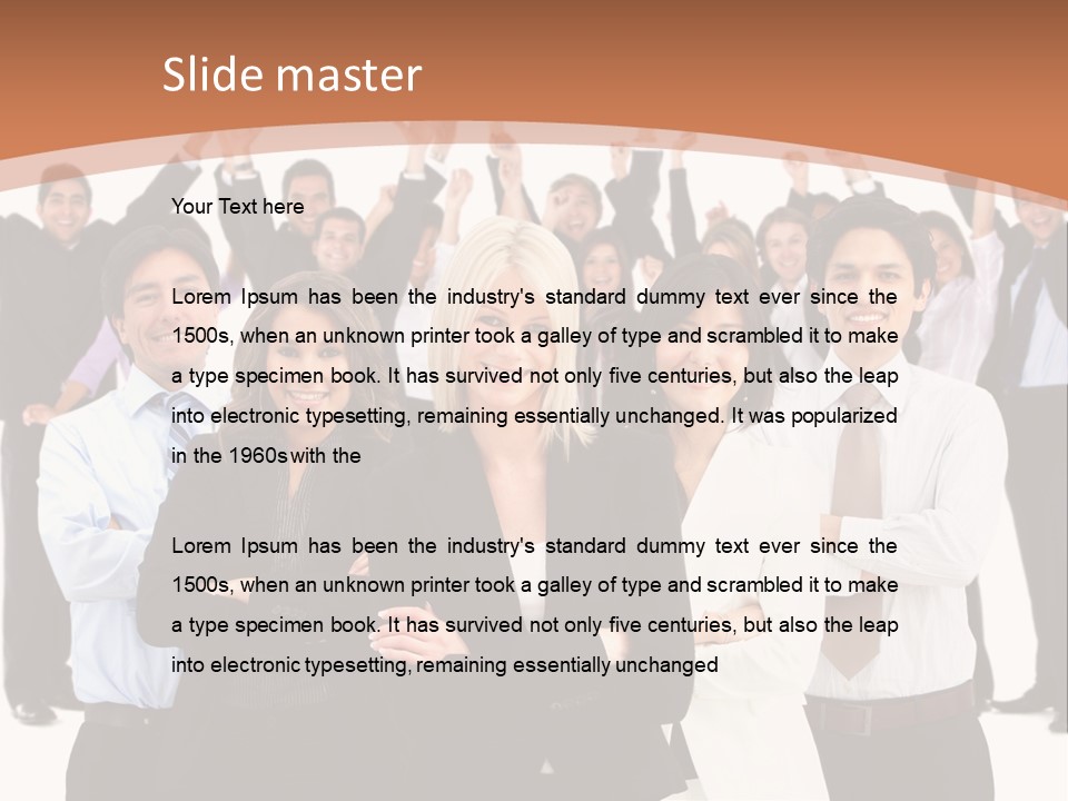 Colleagues Females Confidence PowerPoint Template