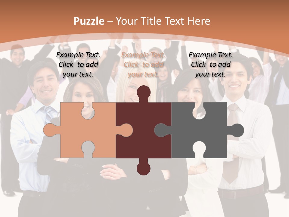 Colleagues Females Confidence PowerPoint Template