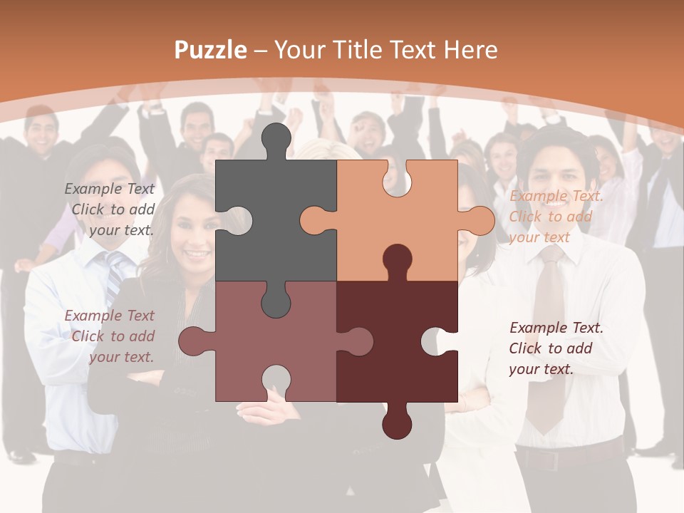 Colleagues Females Confidence PowerPoint Template