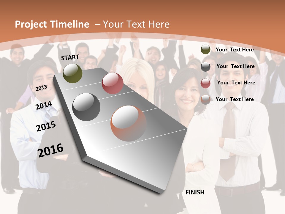 Colleagues Females Confidence PowerPoint Template