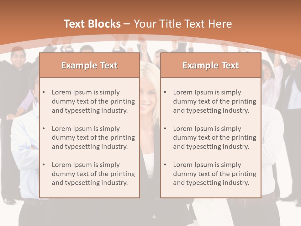 Colleagues Females Confidence PowerPoint Template