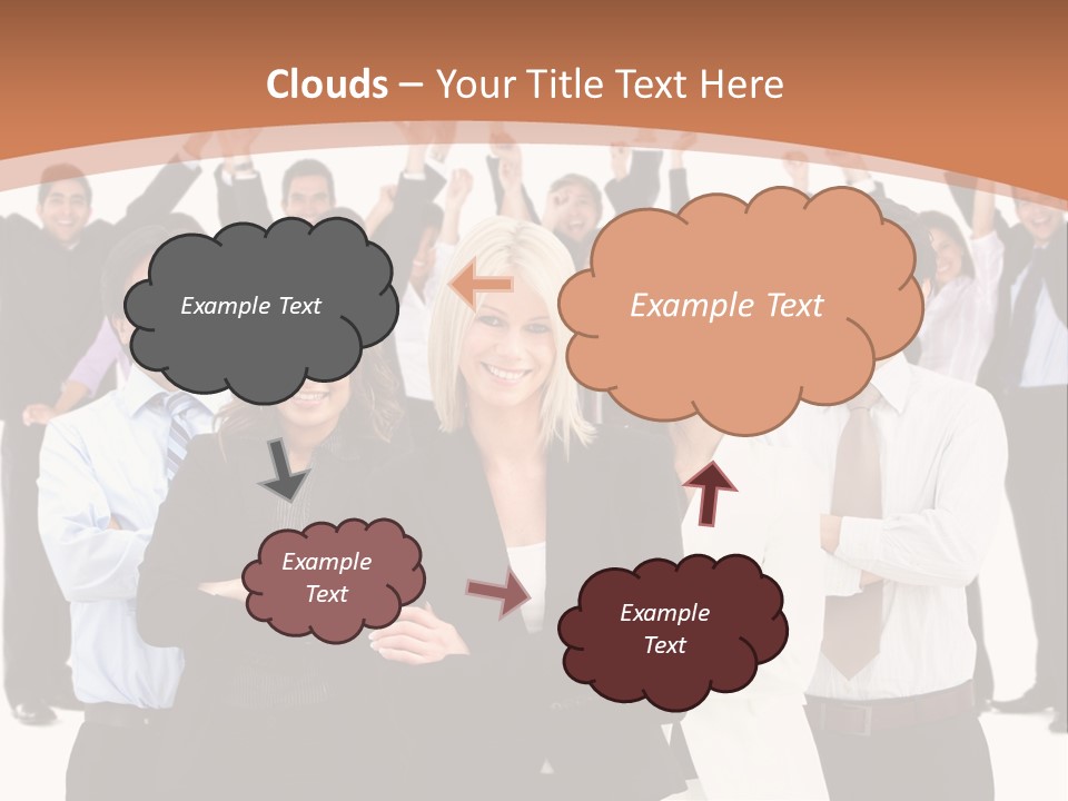 Colleagues Females Confidence PowerPoint Template