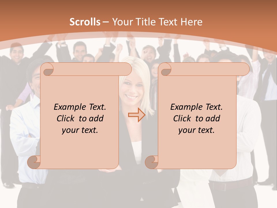 Colleagues Females Confidence PowerPoint Template