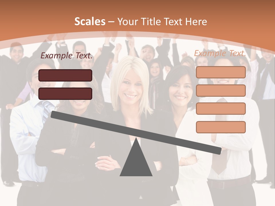 Colleagues Females Confidence PowerPoint Template