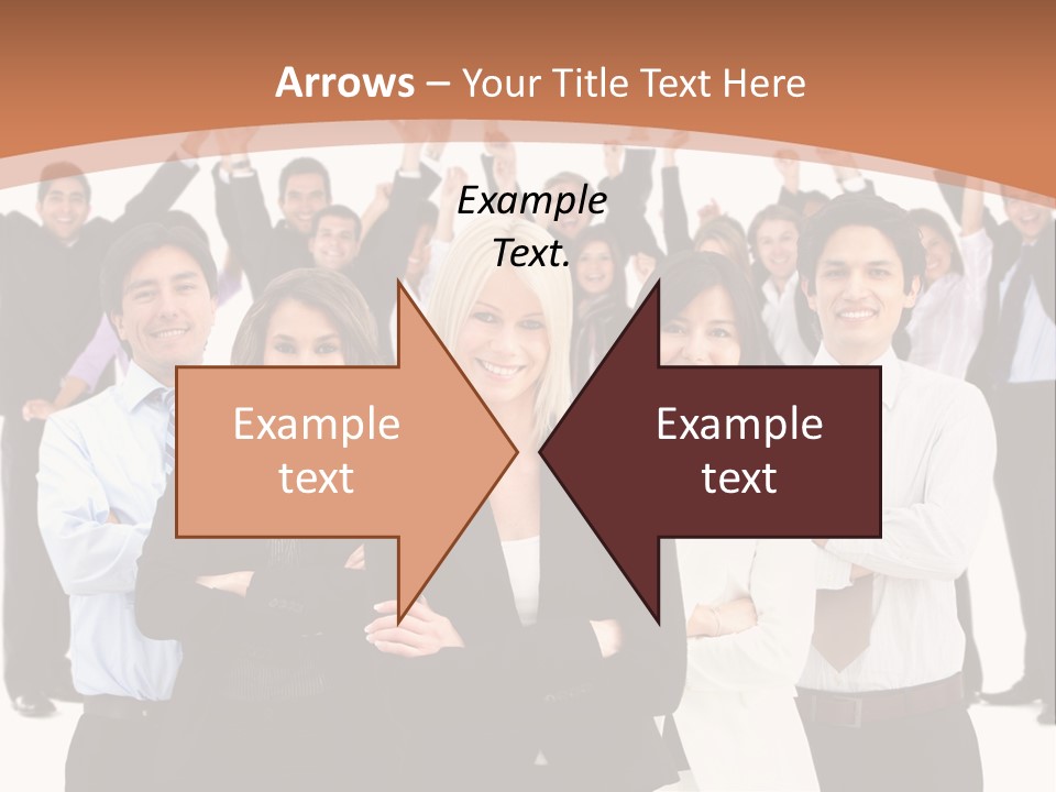 Colleagues Females Confidence PowerPoint Template