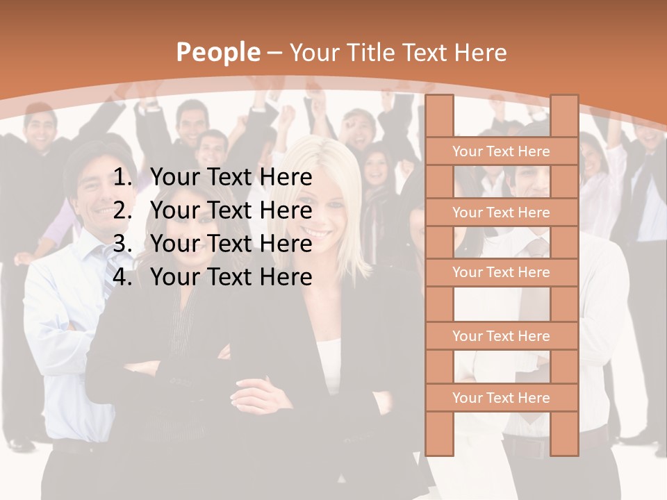 Colleagues Females Confidence PowerPoint Template
