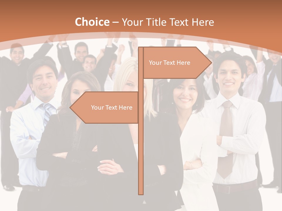 Colleagues Females Confidence PowerPoint Template