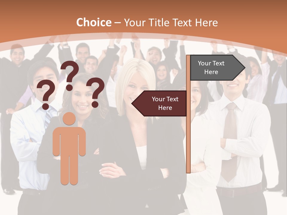 Colleagues Females Confidence PowerPoint Template