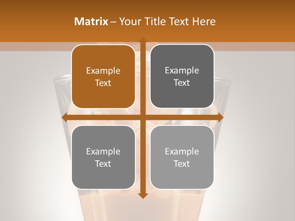 Spirit Restaurant Liquor Glass PowerPoint Template