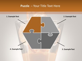 Spirit Restaurant Liquor Glass PowerPoint Template