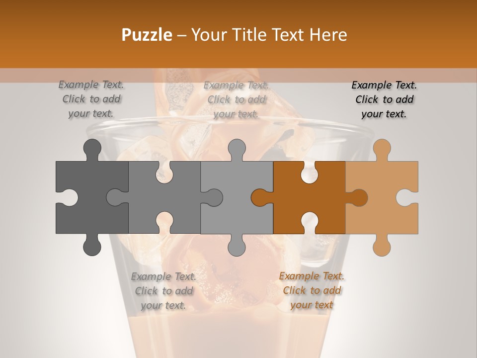Spirit Restaurant Liquor Glass PowerPoint Template