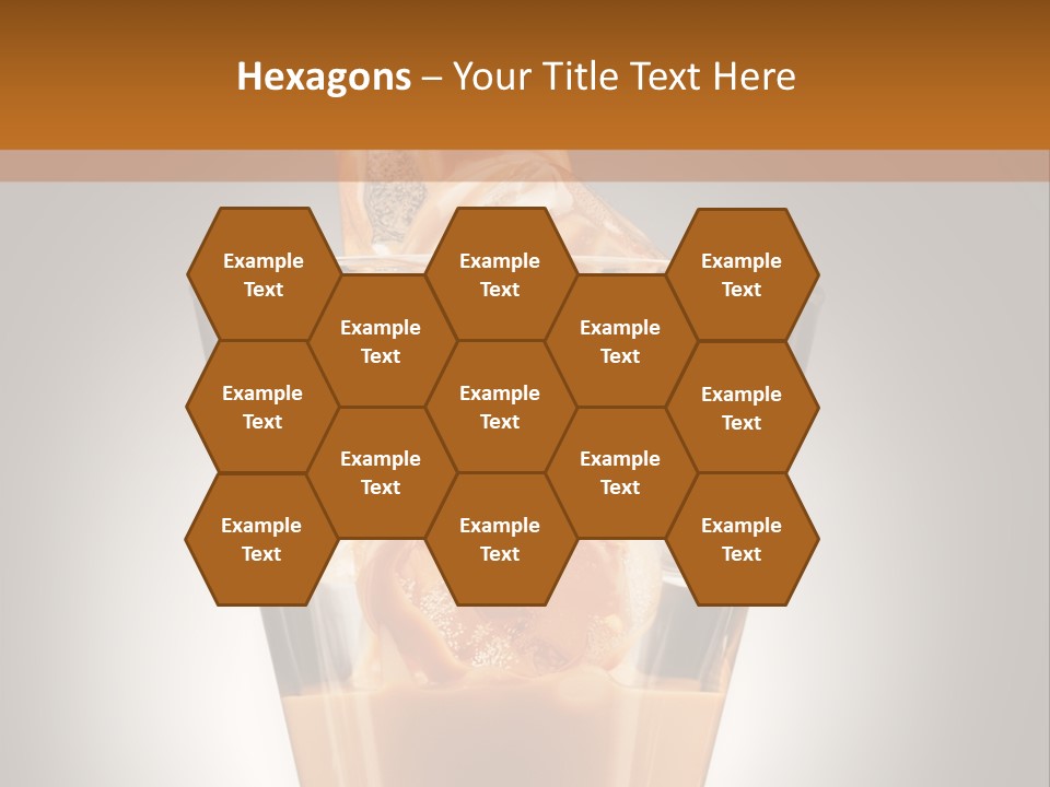 Spirit Restaurant Liquor Glass PowerPoint Template