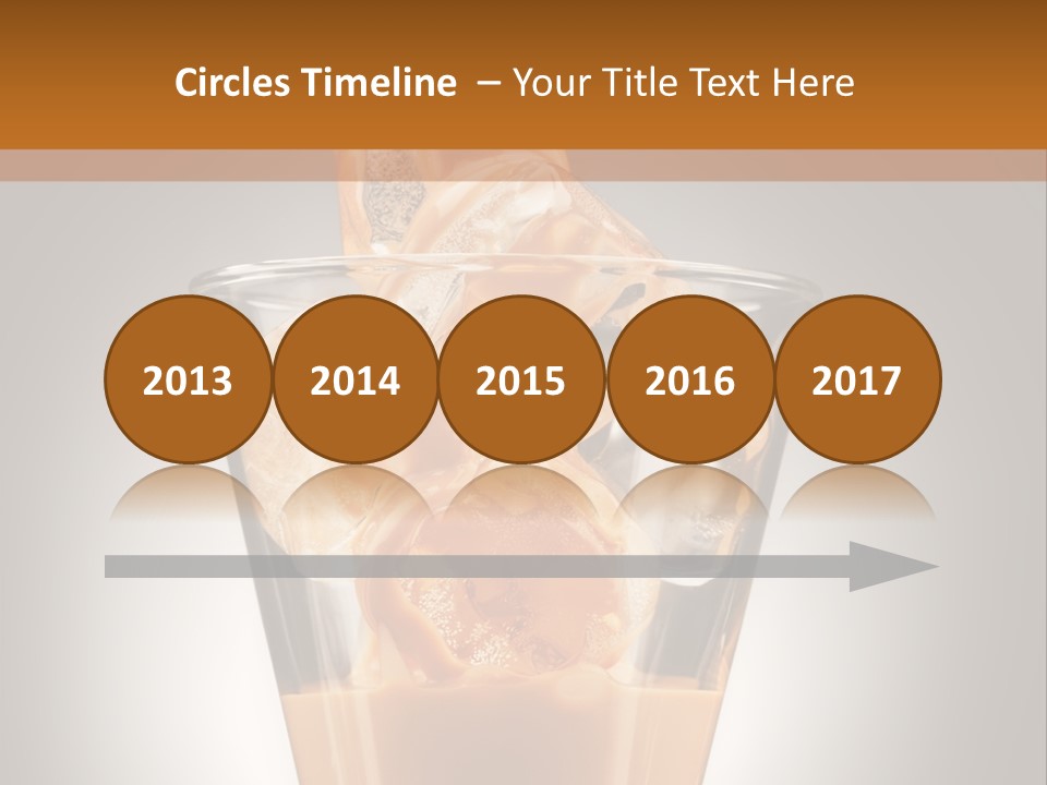Spirit Restaurant Liquor Glass PowerPoint Template