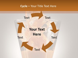 Spirit Restaurant Liquor Glass PowerPoint Template