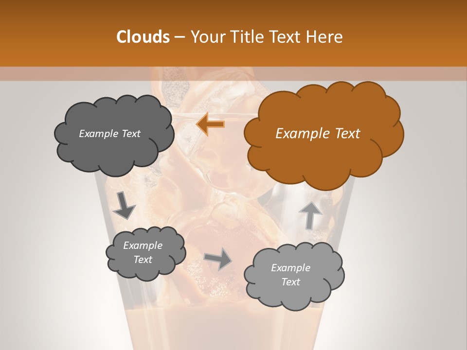 Spirit Restaurant Liquor Glass PowerPoint Template