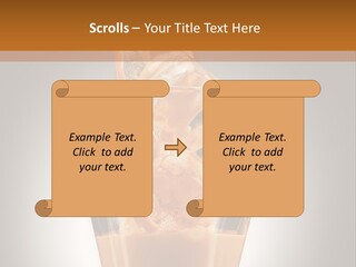 Spirit Restaurant Liquor Glass PowerPoint Template