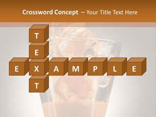 Spirit Restaurant Liquor Glass PowerPoint Template