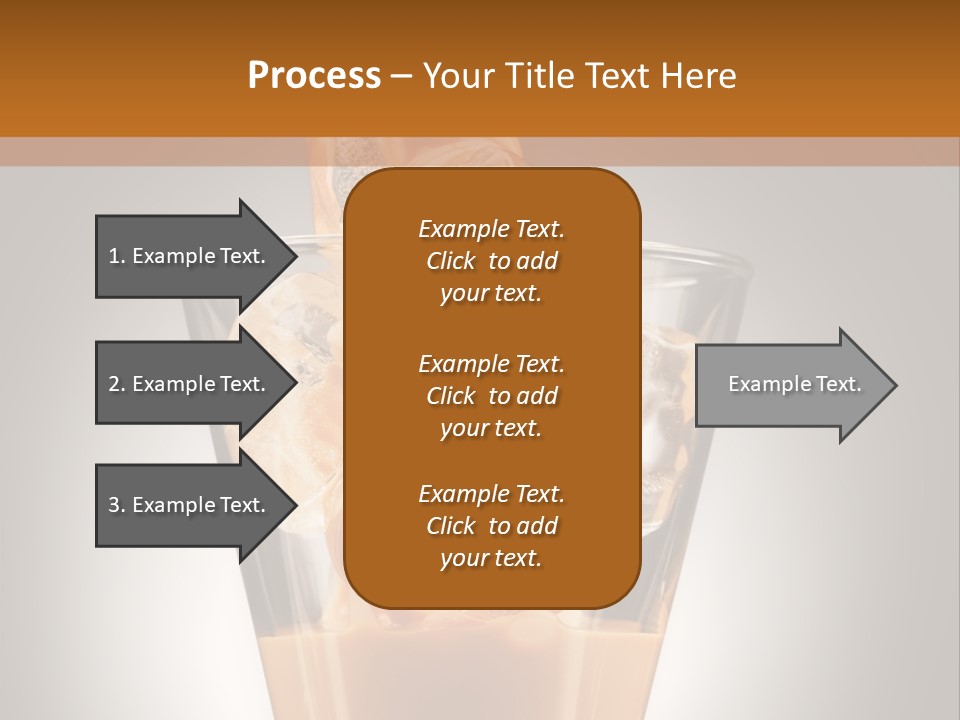 Spirit Restaurant Liquor Glass PowerPoint Template