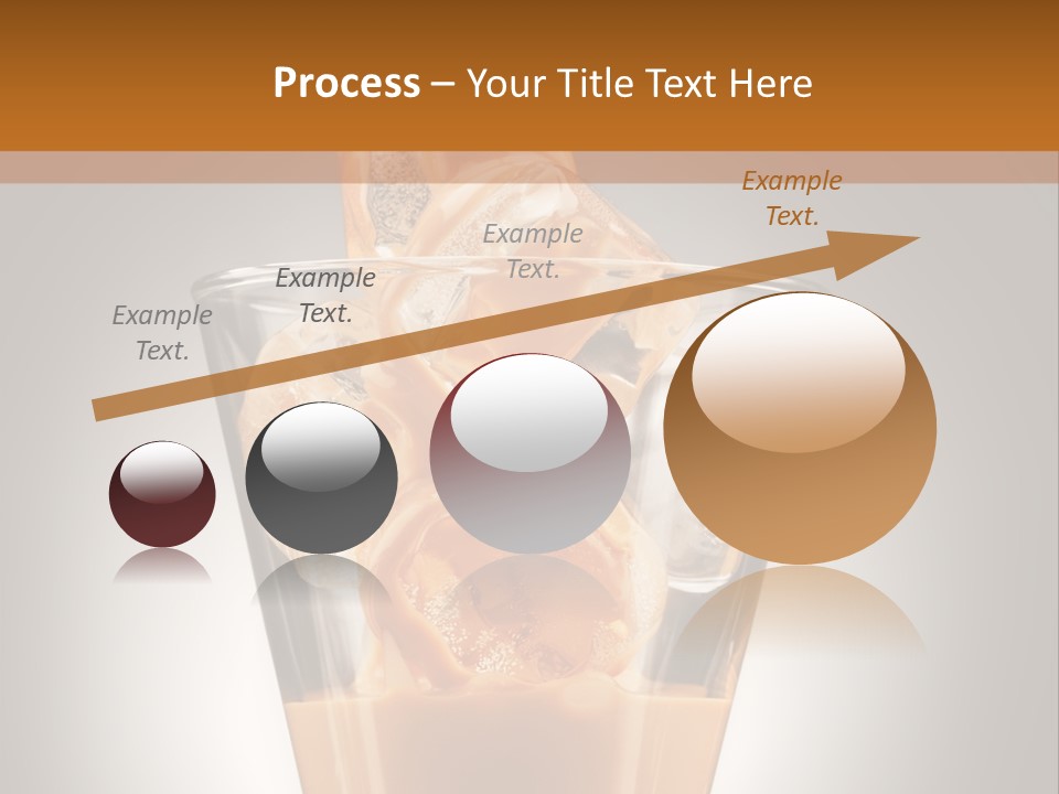 Spirit Restaurant Liquor Glass PowerPoint Template