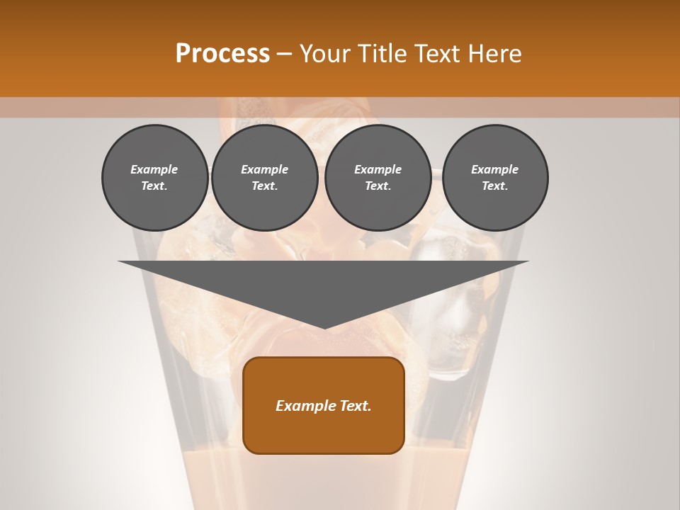 Spirit Restaurant Liquor Glass PowerPoint Template