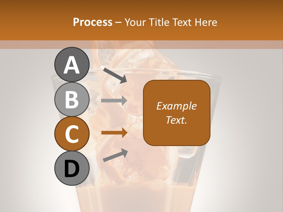 Spirit Restaurant Liquor Glass PowerPoint Template