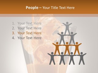 Spirit Restaurant Liquor Glass PowerPoint Template