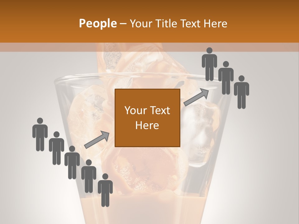 Spirit Restaurant Liquor Glass PowerPoint Template