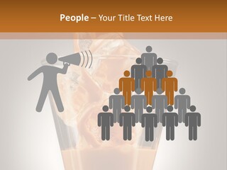 Spirit Restaurant Liquor Glass PowerPoint Template