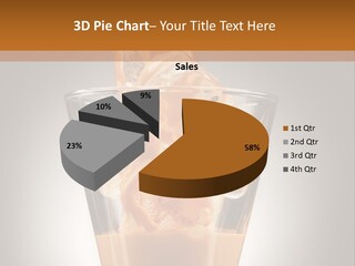 Spirit Restaurant Liquor Glass PowerPoint Template