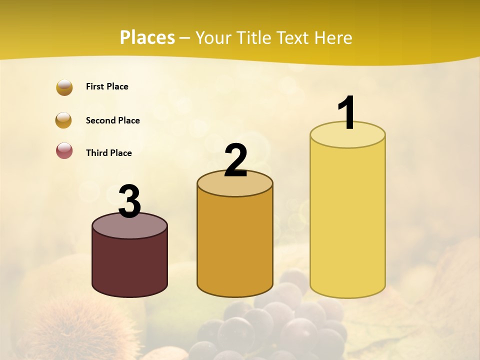 October Apple Natural PowerPoint Template