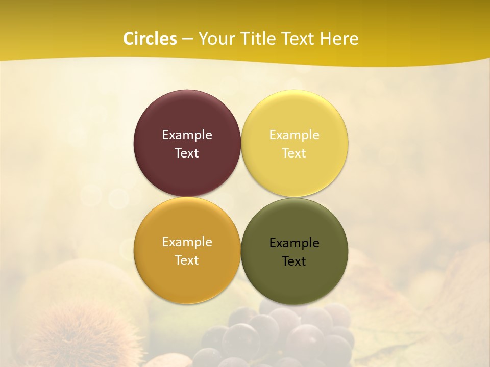 October Apple Natural PowerPoint Template