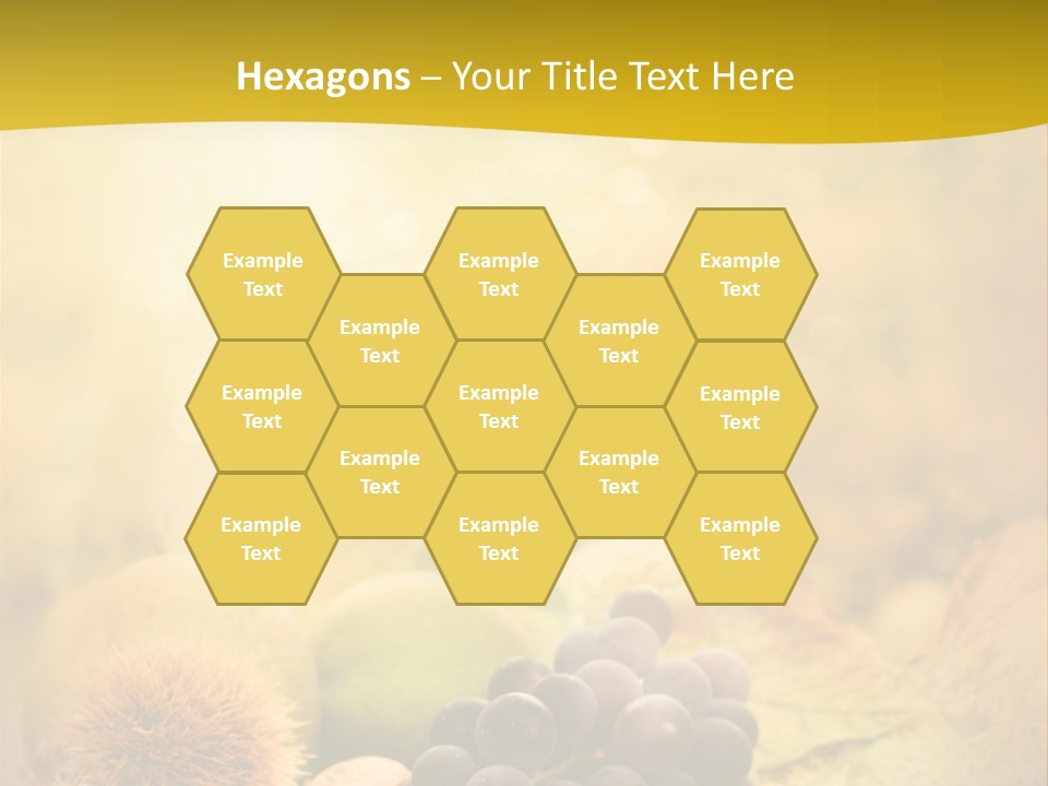 October Apple Natural PowerPoint Template