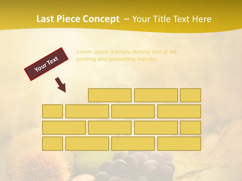 October Apple Natural PowerPoint Template