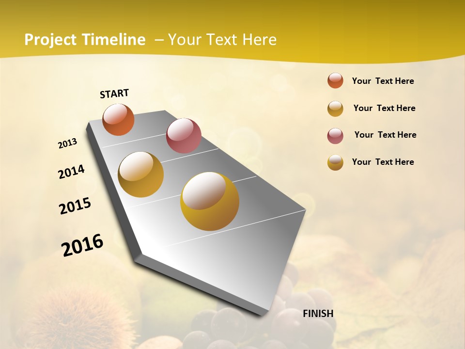 October Apple Natural PowerPoint Template