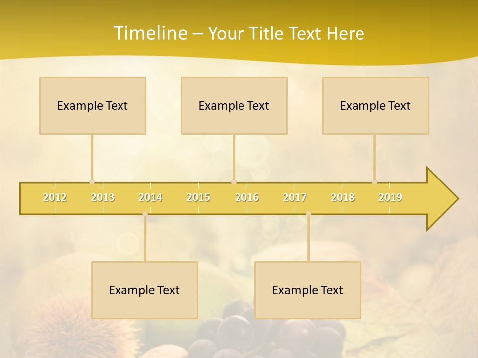 October Apple Natural PowerPoint Template