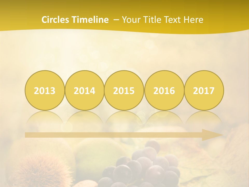 October Apple Natural PowerPoint Template